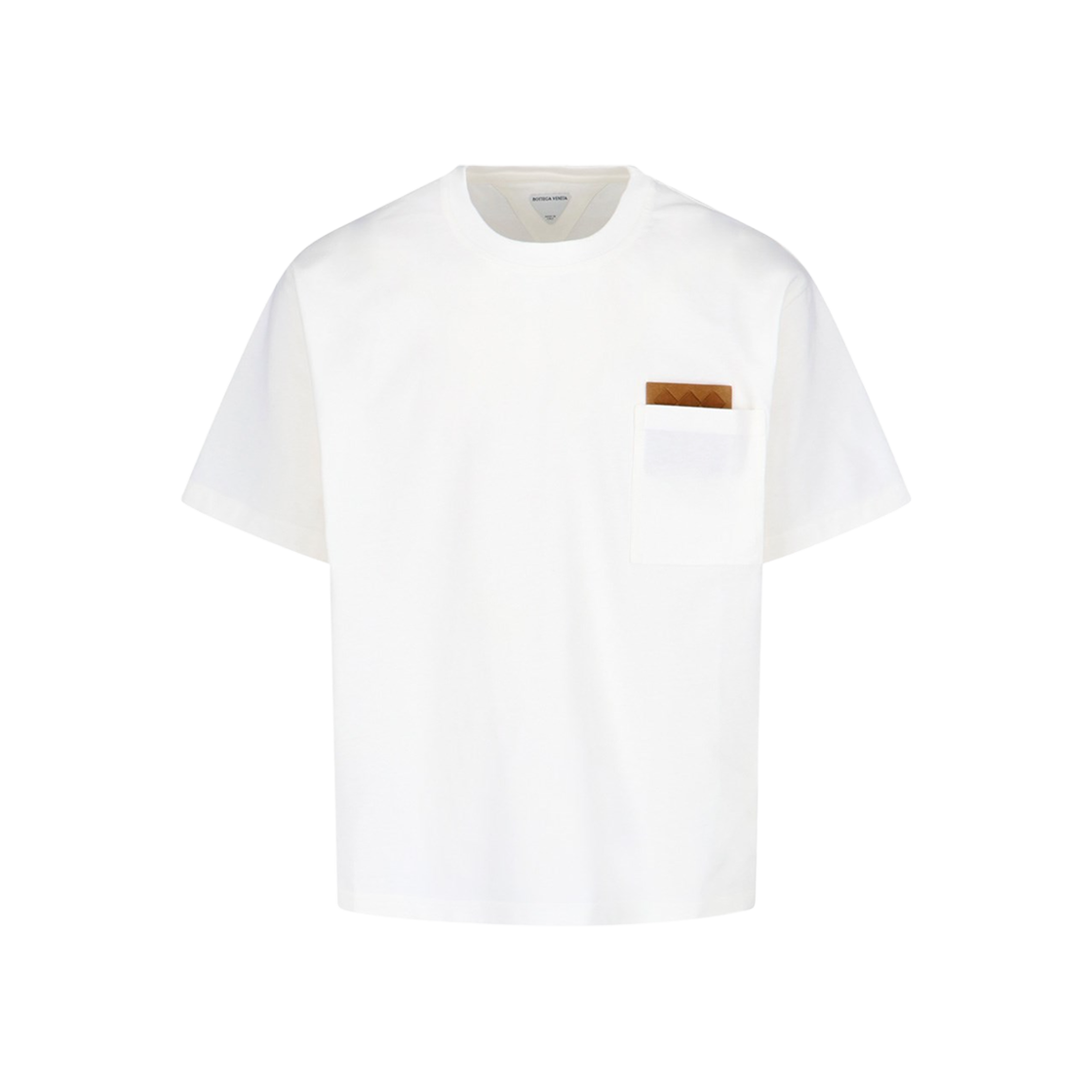 보테가 베네타 피마 코튼 저지 티셔츠 초크(Bottega Veneta Pima Cotton Jersey T-Shirt Chalk)