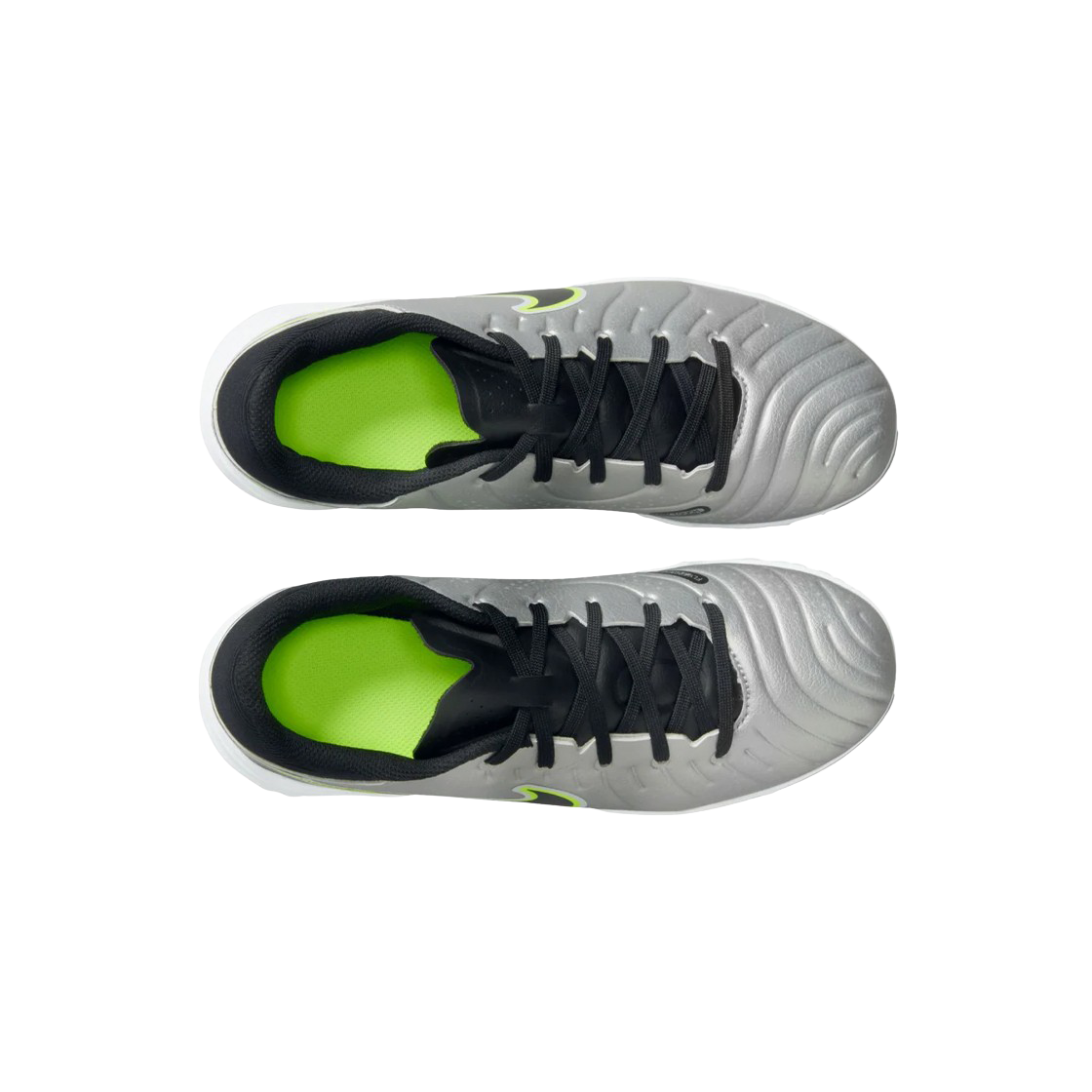 (JR) 나이키 티엠포 레전드 10 아카데미 TF 메탈릭 실버 볼트((JR) Nike Tiempo Legend 10 Academy TF Metallic Silver Volt) - 2