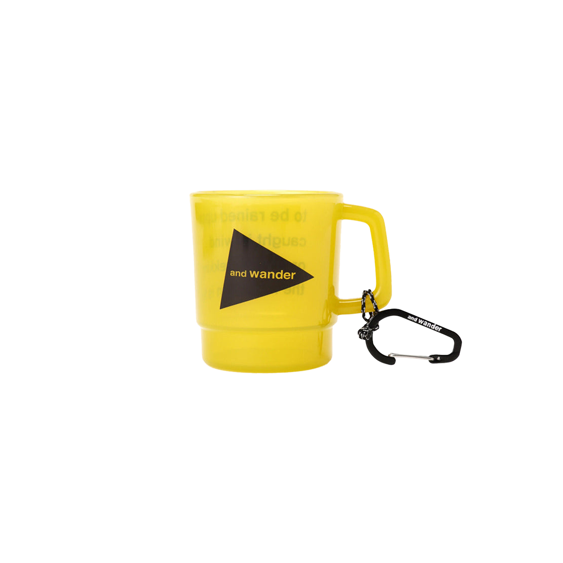 앤드 원더 로고 PP 머그 엘로우(And Wander Logo PP Mug Yellow)
