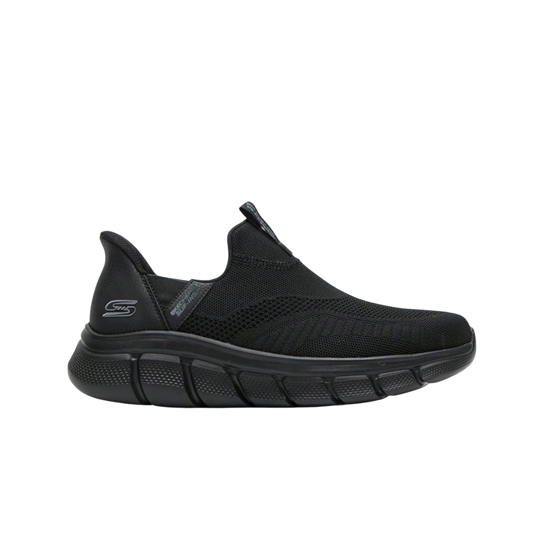 118315-BBK Skechers Bobs B Flex Slip Ins Black