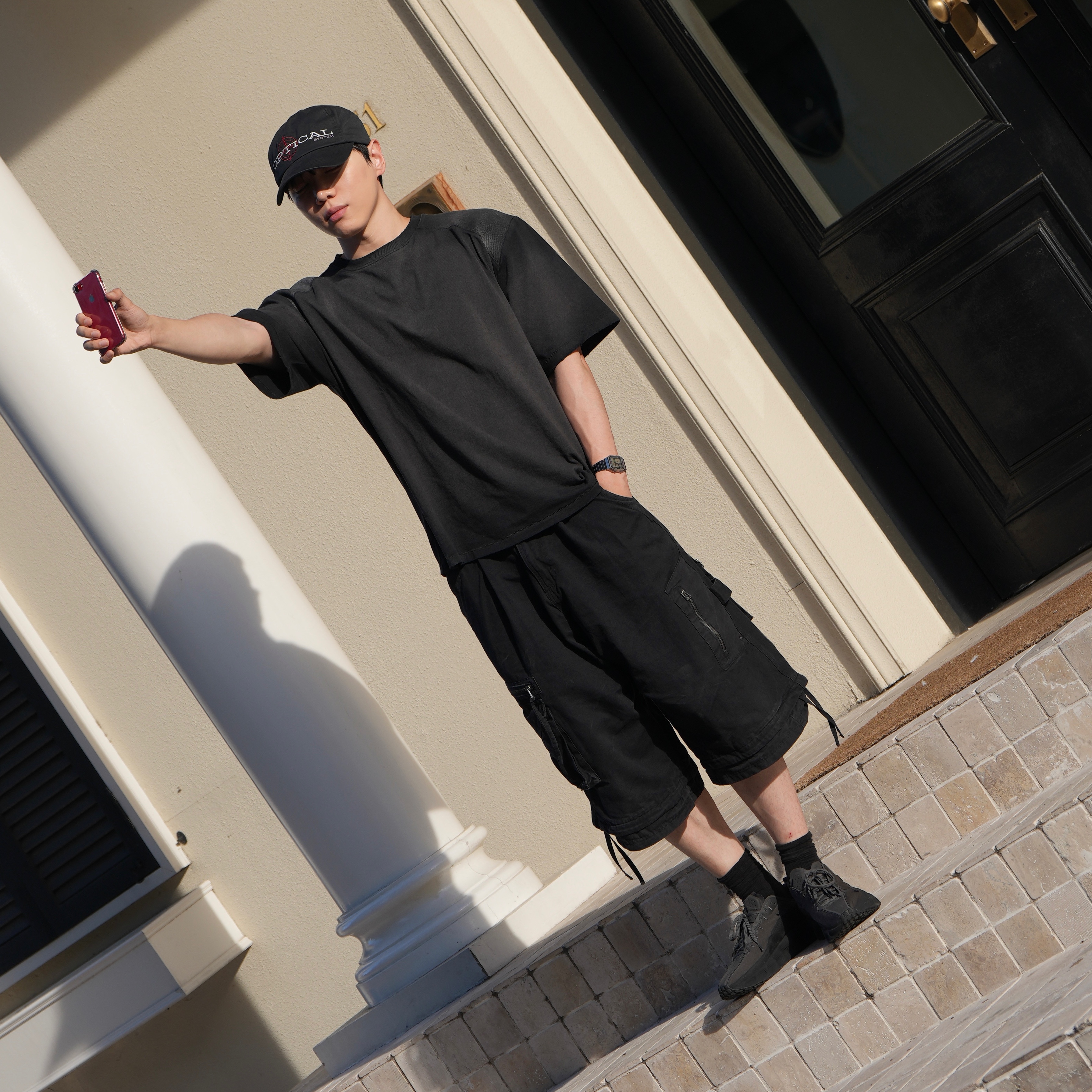 Nike x Hyein Seo Ava Rover Black 착용 스타일