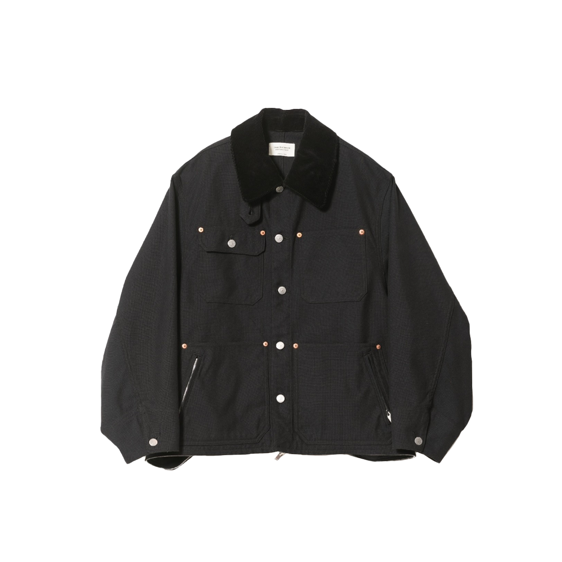 뷰티풀피플 우먼 더블 엔드 덕 크로스 블루종 블랙 - 24FW(Beautiful People Women Double End Duck Cross Blouson Black - 24FW)