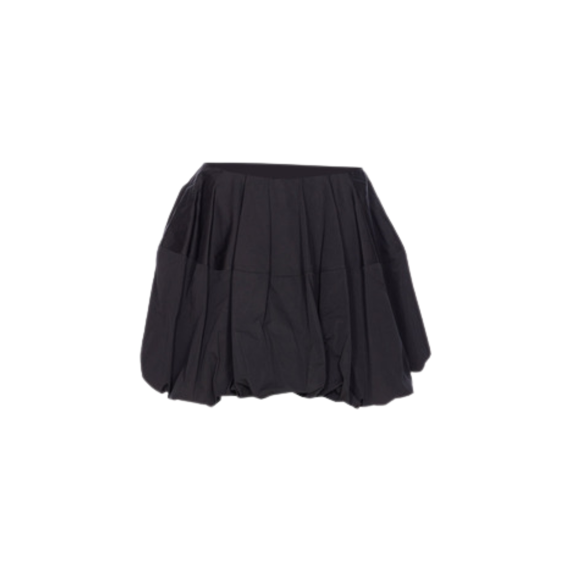 AA9J2346T611B-995 (W) Alaia Cotton Popline Balloon Skirt Black