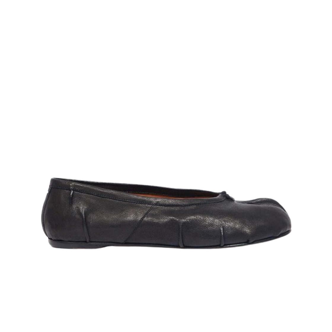 (W) 메종 마르지엘라 타비 뉴 발레리나 블랙((W) Maison Margiela Tabi New Ballerina Black)