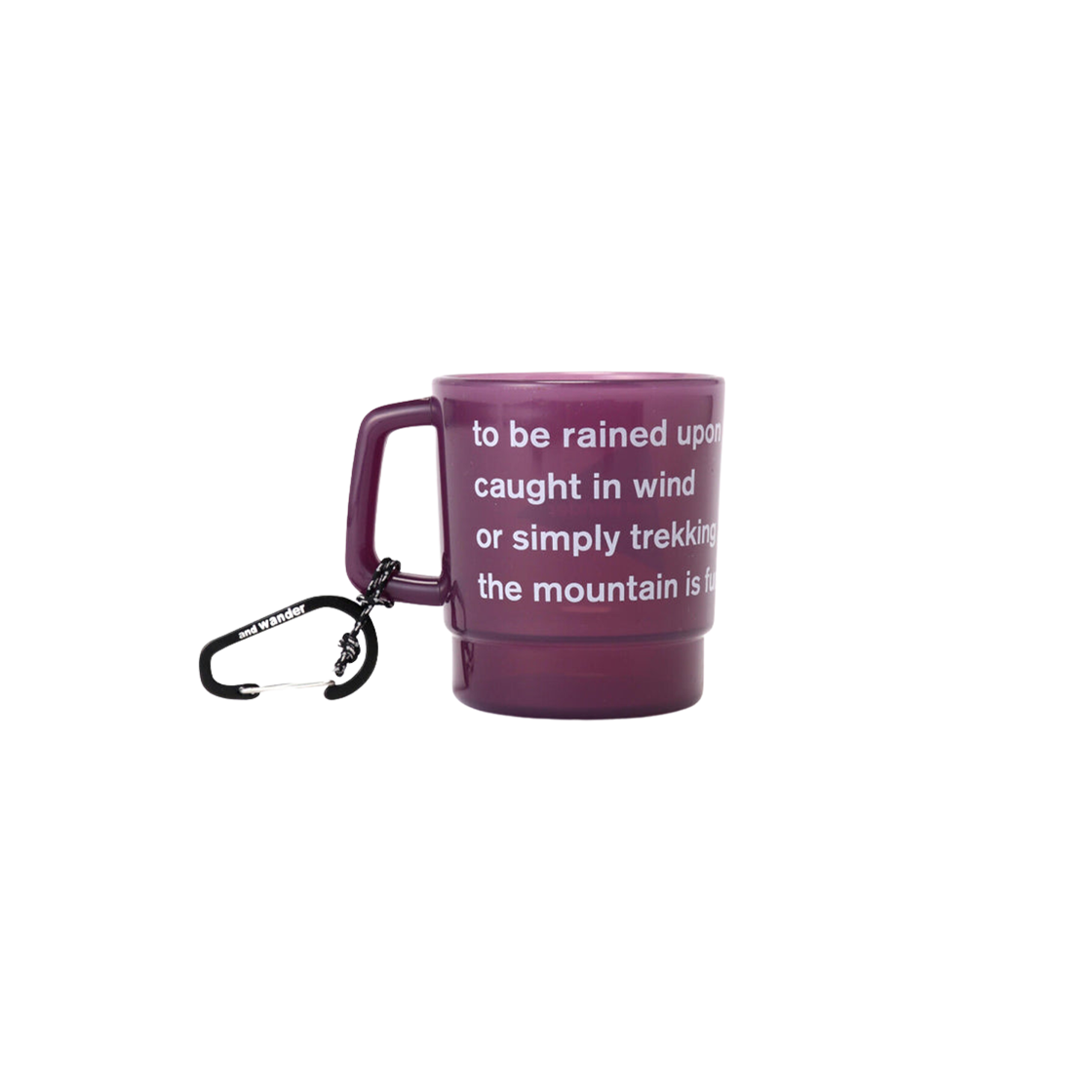 앤드 원더 로고 PP 머그 퍼플(And Wander Logo PP Mug Purple) - 2