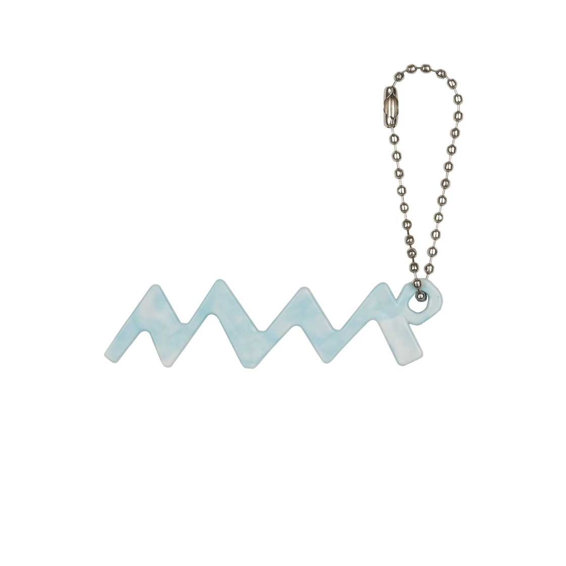 G-036 mmogarden mmo Logo Keyring Sky Blue