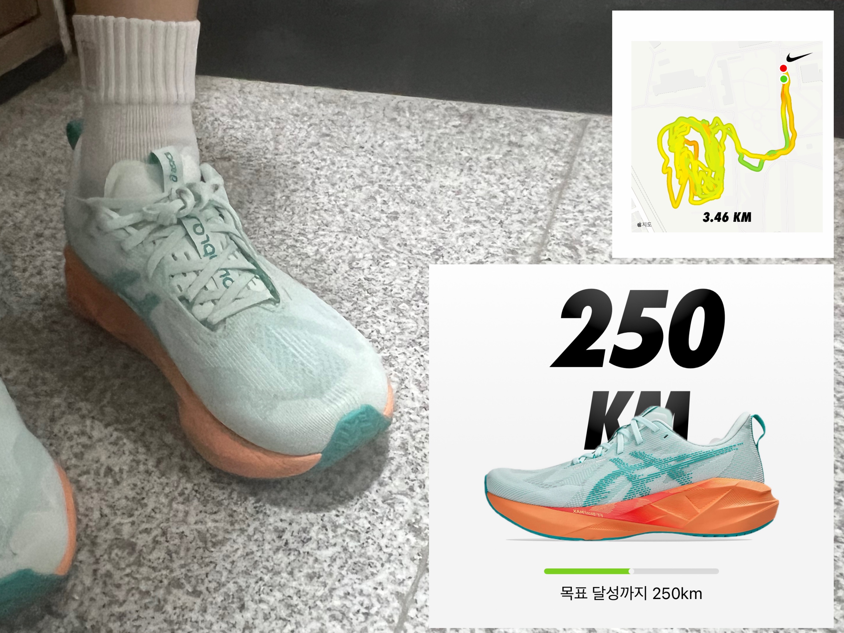Asics Novablast 5 Soothing Sea Wave Teal 착용 스타일
