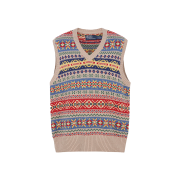 [30%적립] Polo Ralph Lauren Fair Isle Vest Beige Khaki
