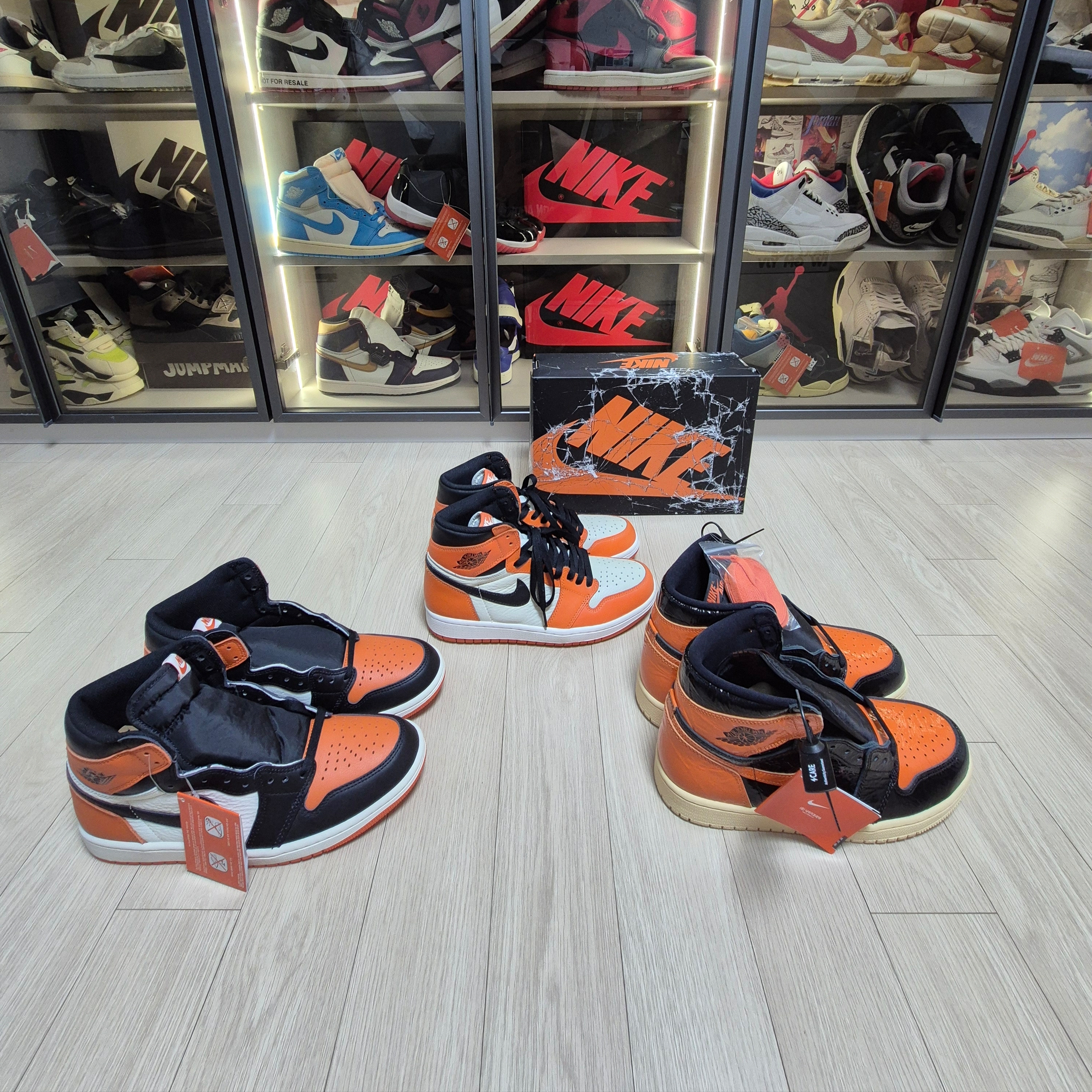 Jordan 1 Retro High OG Shattered Backboard, Jordan 1 Retro High OG Reverse Shattered Backboard 착용 스타일 - 1