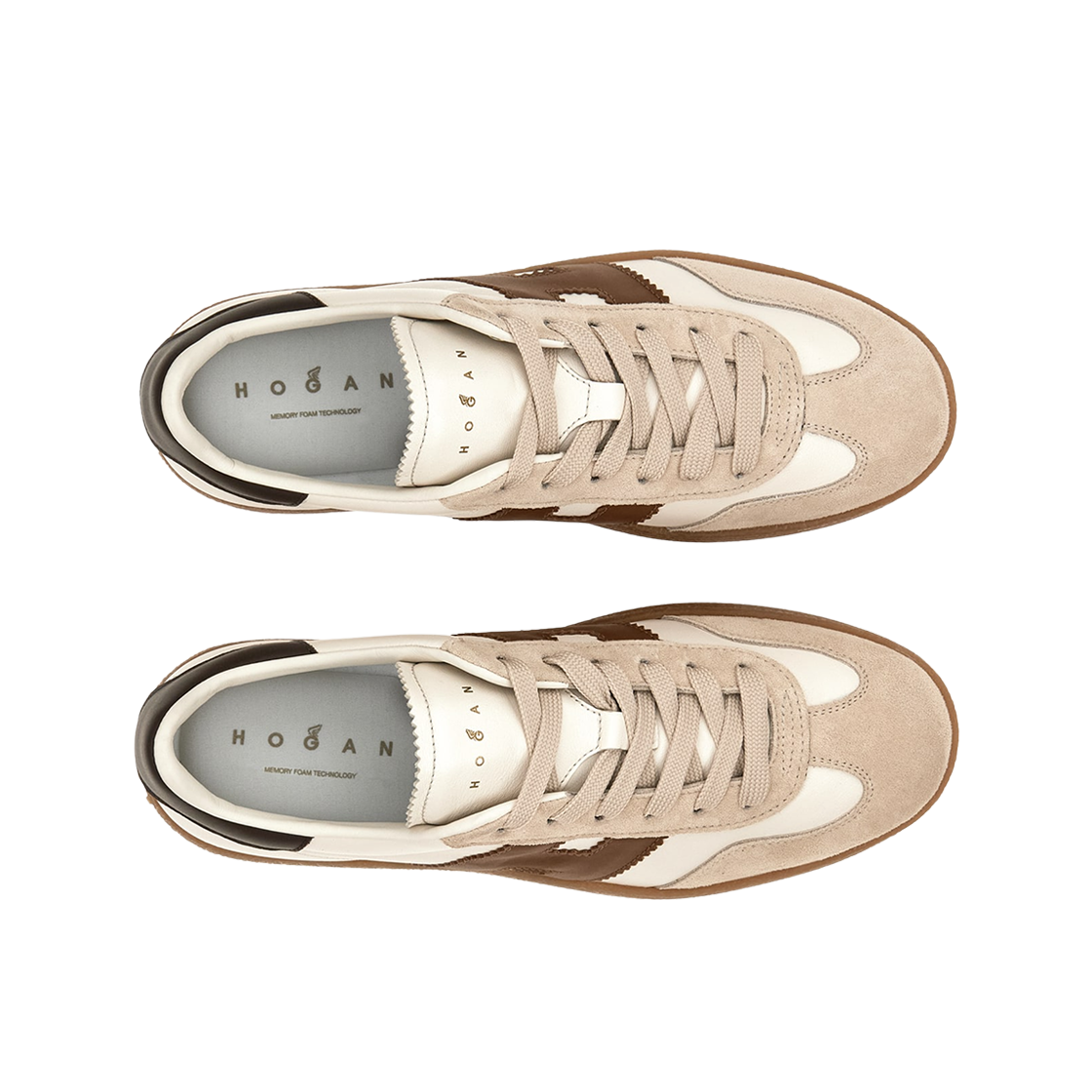 (W) 호간 쿨 스니커즈 아이보리 베이지((W) Hogan Cool Sneakers Ivory Beige) - 2