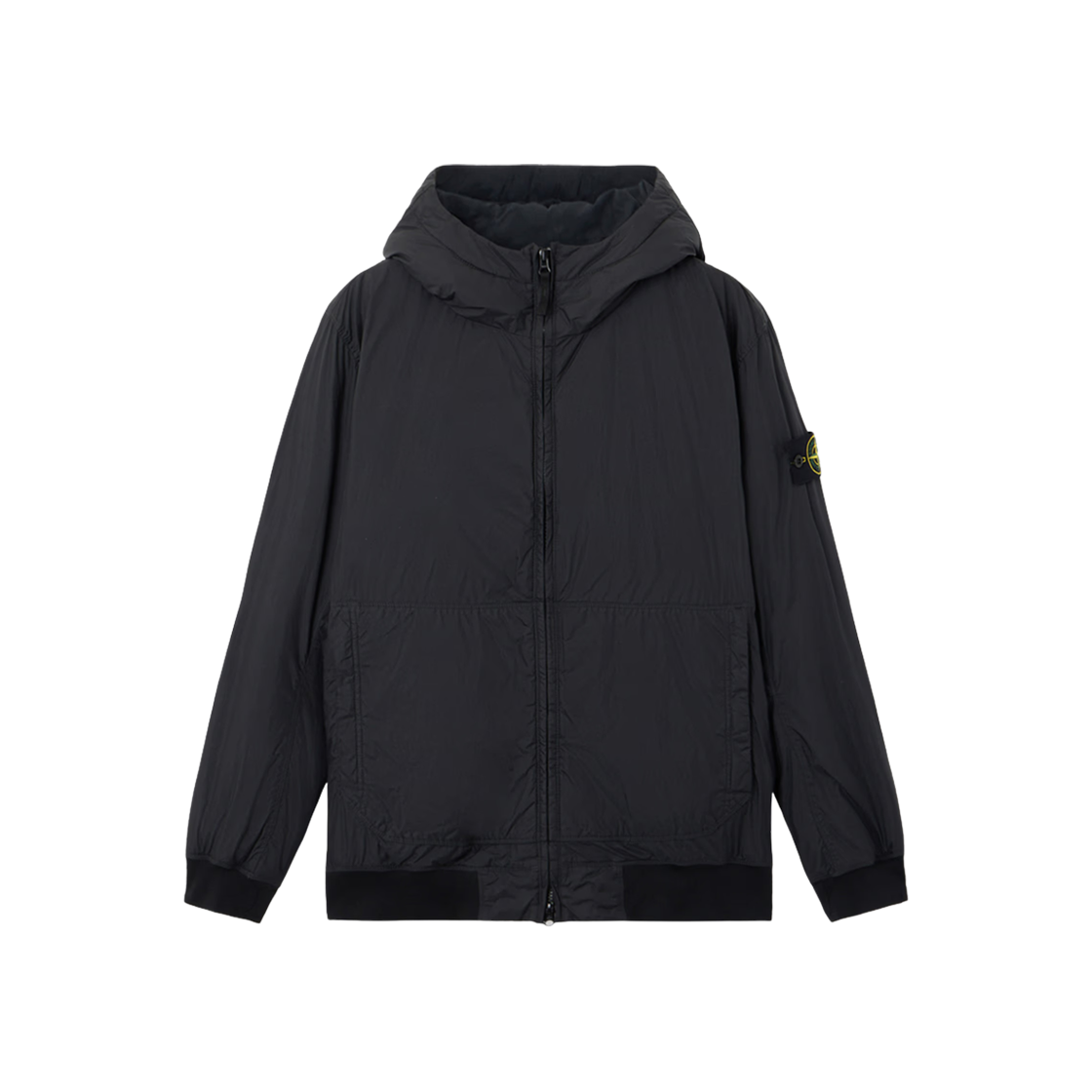 K2S1541000-13S0A23-V0029 Stone Island 4100013 Crinkle Reps NY Recycled Nylon Padded Jacket with Anti-Drop and Wind Resistance Black - 25FW