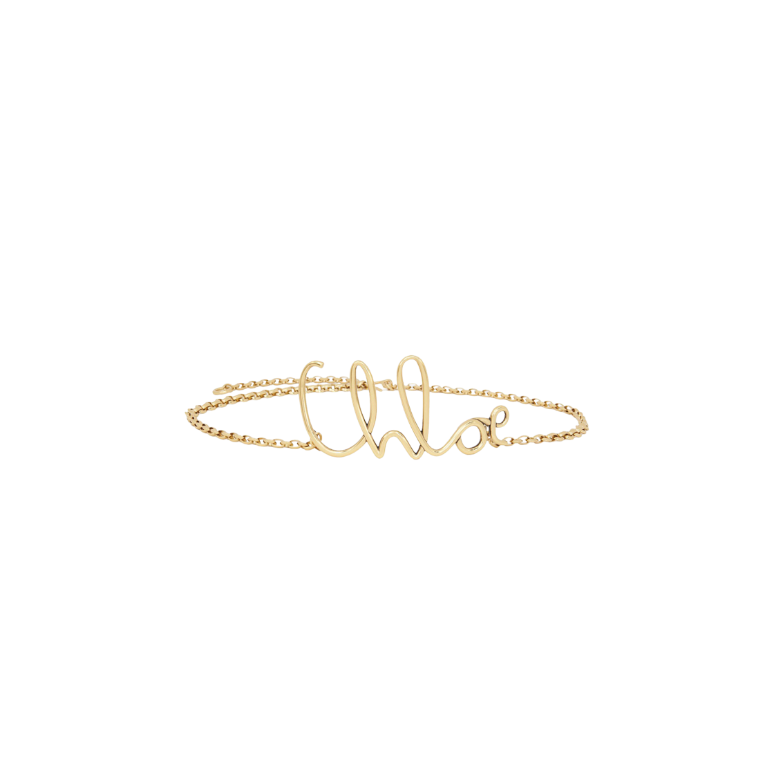 (W) 끌로에 로고 체인 벨트 골드((W) Chloe Logo Chain Belt Gold)