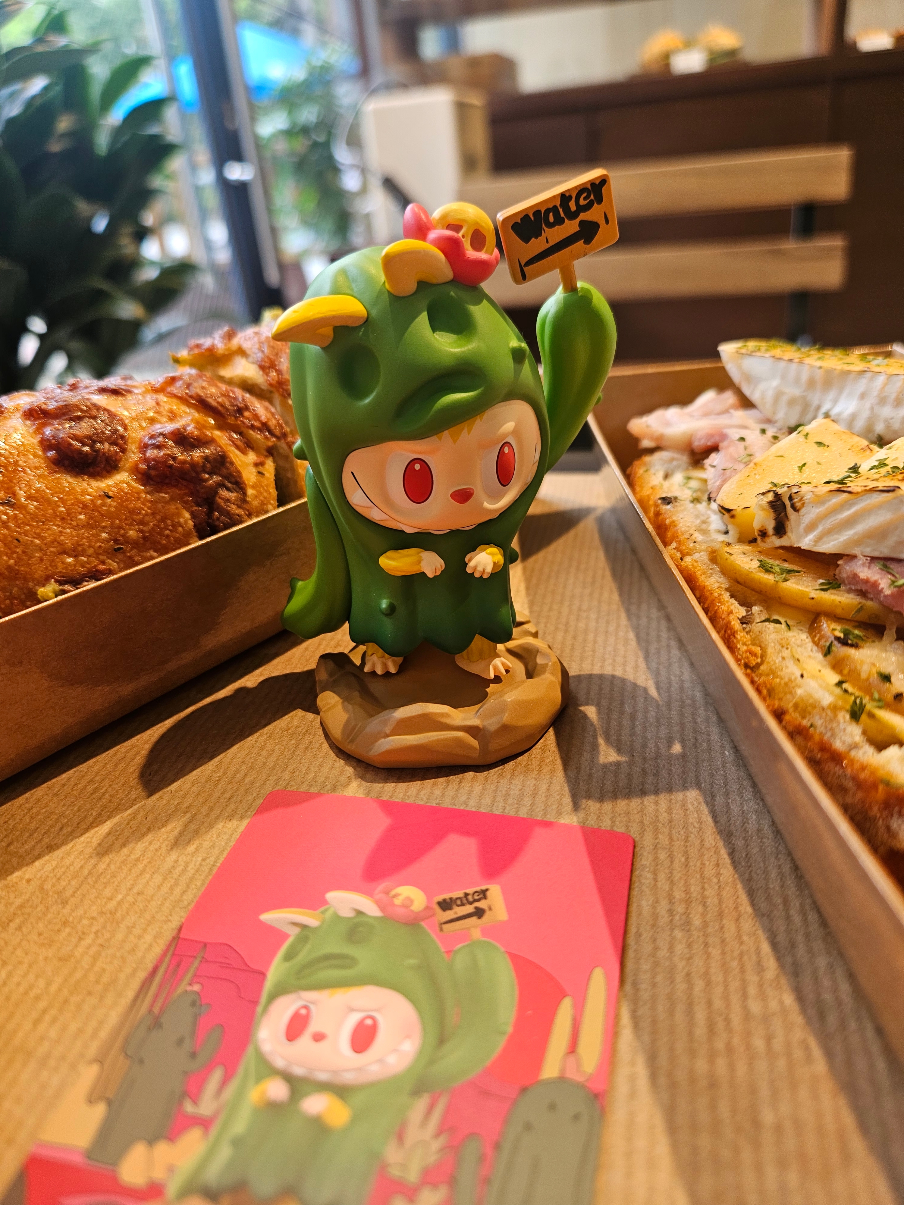 Pop Mart Labubu Almost Hidden Series Cactus (Opened Case) 착용 스타일 - 2