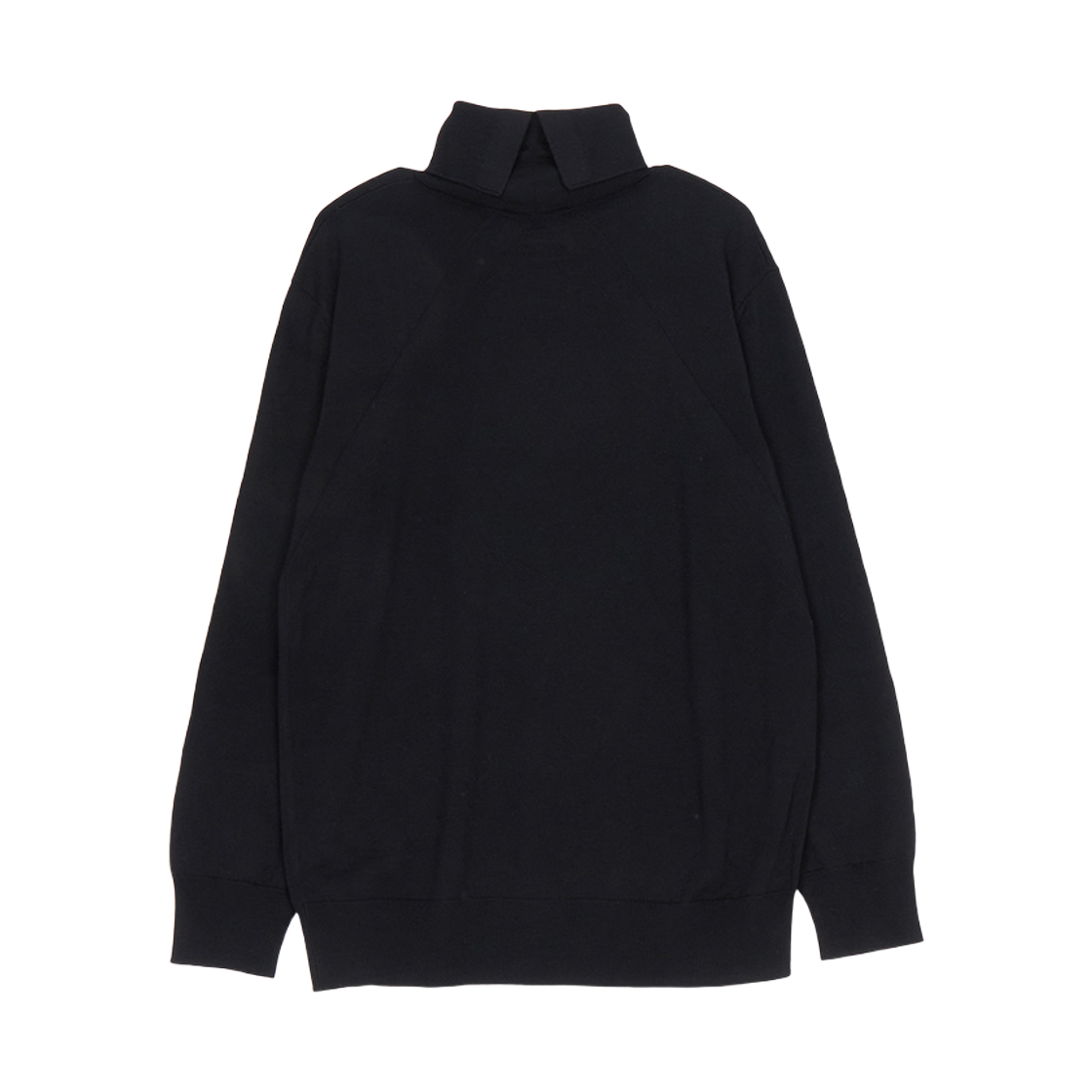 (W) 질샌더 터틀넥 니트웨어 블랙((W) Jil Sander Turtleneck Knitwear Black)