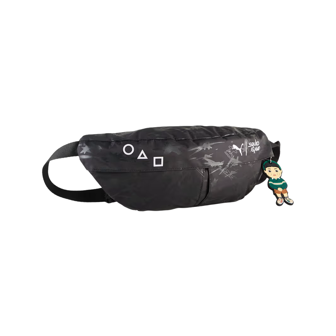 푸마 x 오징어 게임 웨이스트 백 푸마 블랙(Puma x Squid Game Waist Bag Puma Black)