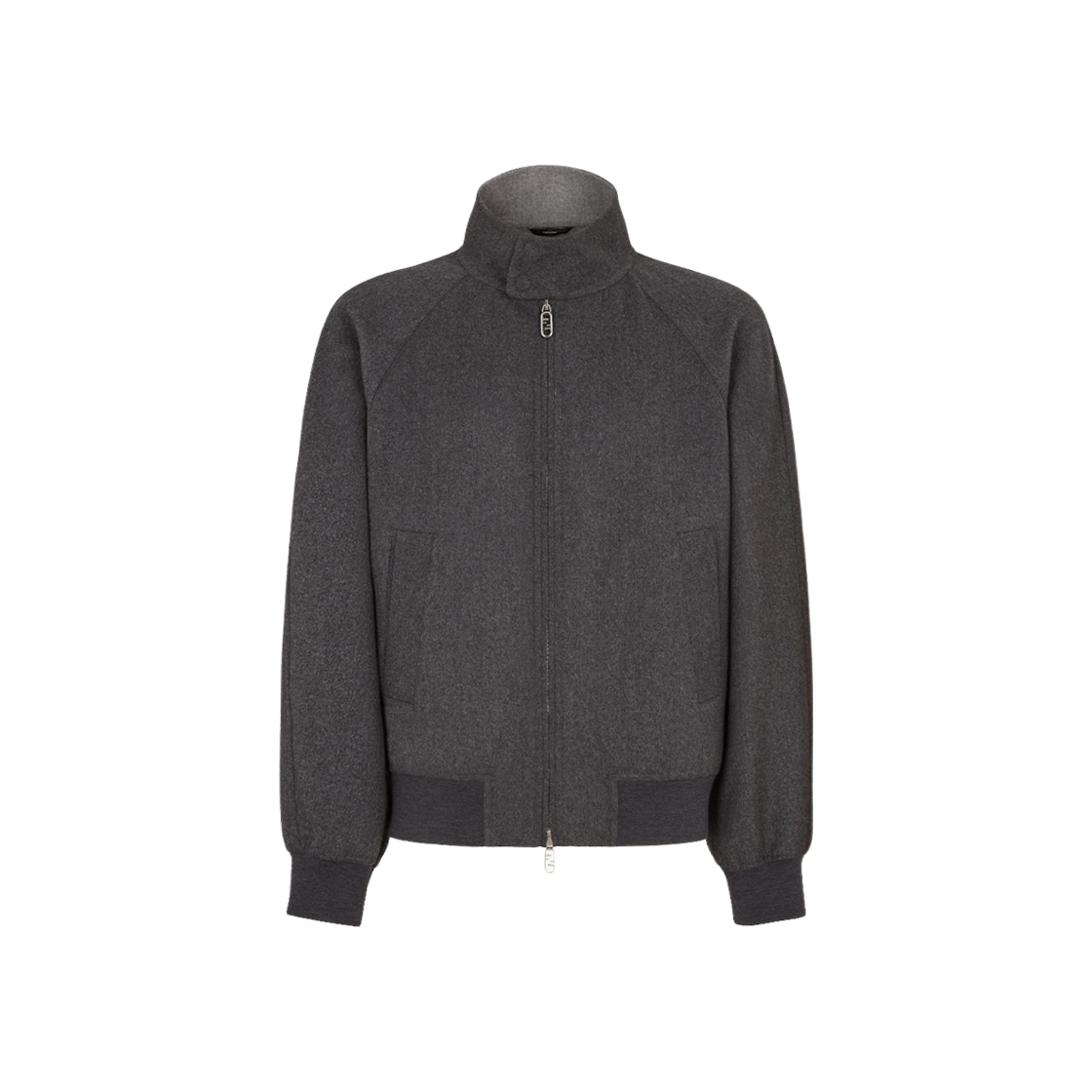 FW1333APOAF0UU0 Fendi Cashmere Pilot Jacket Grey