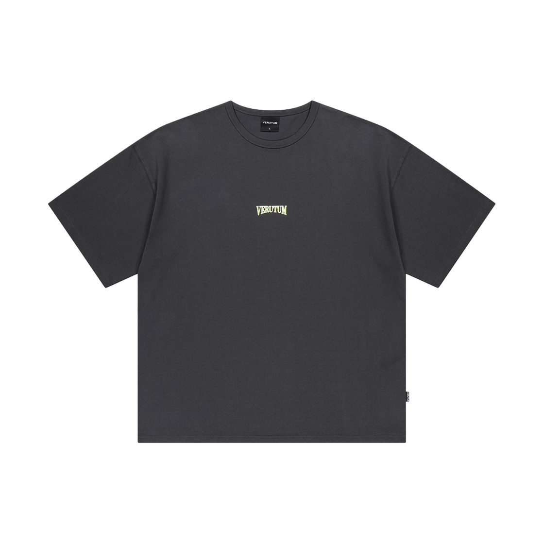 RTW-TS226/CH VERUTUM RTW-TS226 Serif Arch Logo Short Sleeve T-Shirts Men's Charcoal