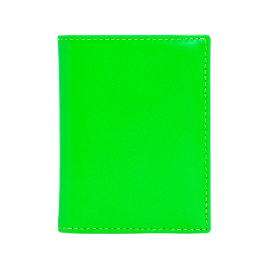 SA0641SF Comme des Garcons Super Fluo Short Wallet Green