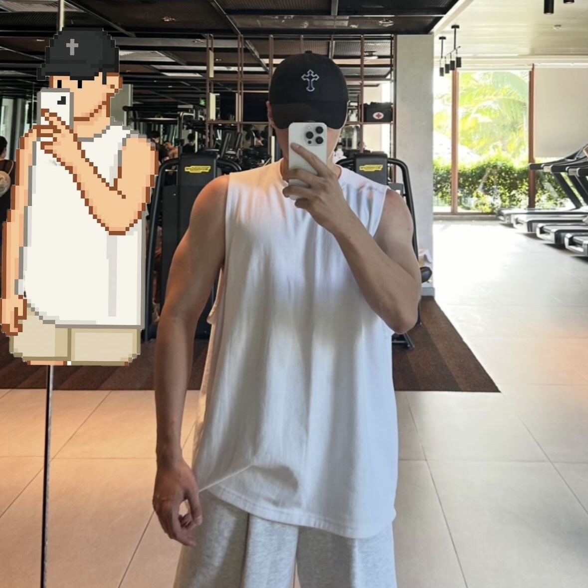 Nike Dri-Fit Legend Sleeveless Fitness T-Shirt White - Asia 착용 스타일