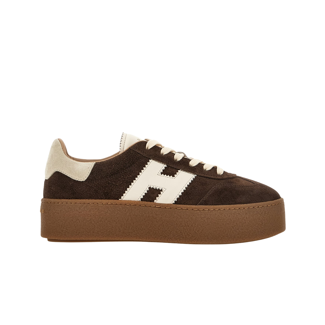 (W) 호간 쿨 스니커즈 브라운((W) Hogan Cool Sneakers Brown)