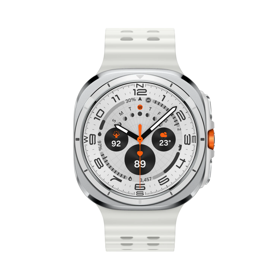 SM-L705NAW1KOO Samsung Galaxy Watch Ultra 2025 47mm LTE Titanium White (Korean Ver.)