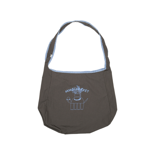 B-115 mmogarden mmo Packable Market Bag Charcoal