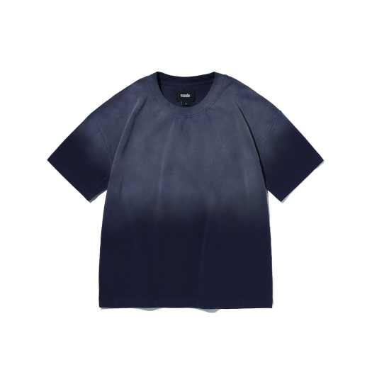 SDESTO022DN [예약배송] Suade Cropped Tee Deep Navy