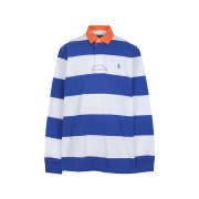 [30%적립] Polo Ralph Lauren Long Sleeve Rugby Polo Shirt New Iris Blue White