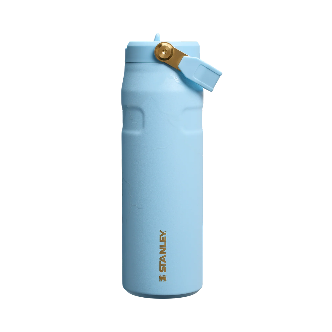스탠리 x 메시 1913 아이스플로우 에어로라이트 플립 스트로우 2.0 보틀 710ml 메시 스트라이커 블루(Stanley x Messi 1913 IceFlow Aerolight Flip Straw 2.0 Bottle 710ml Messi Striker Blue)
