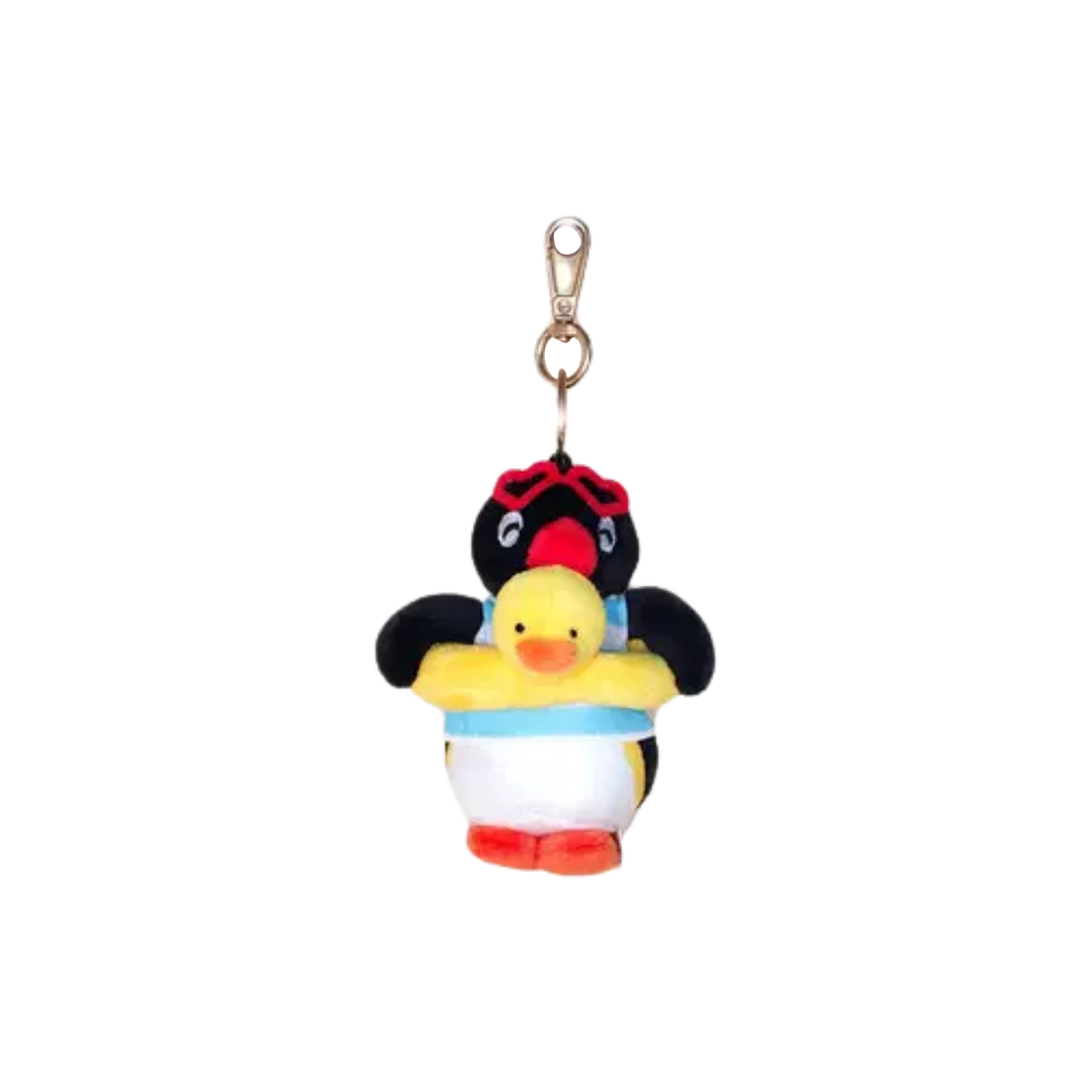 핑구 오리 튜브 인형 키링 핑구 (10cm)(Pingu Duck Tube Doll Keyring Pingu (10cm))