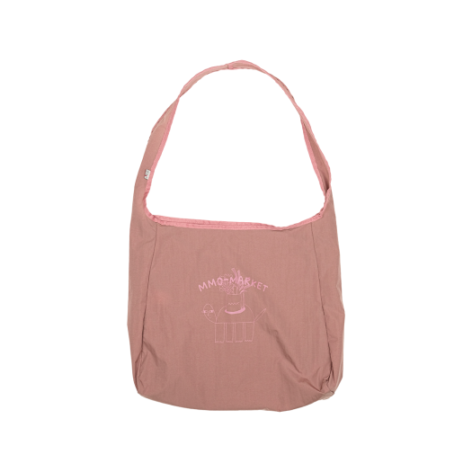B-119 mmogarden mmo Packable Market Bag Indigo pink