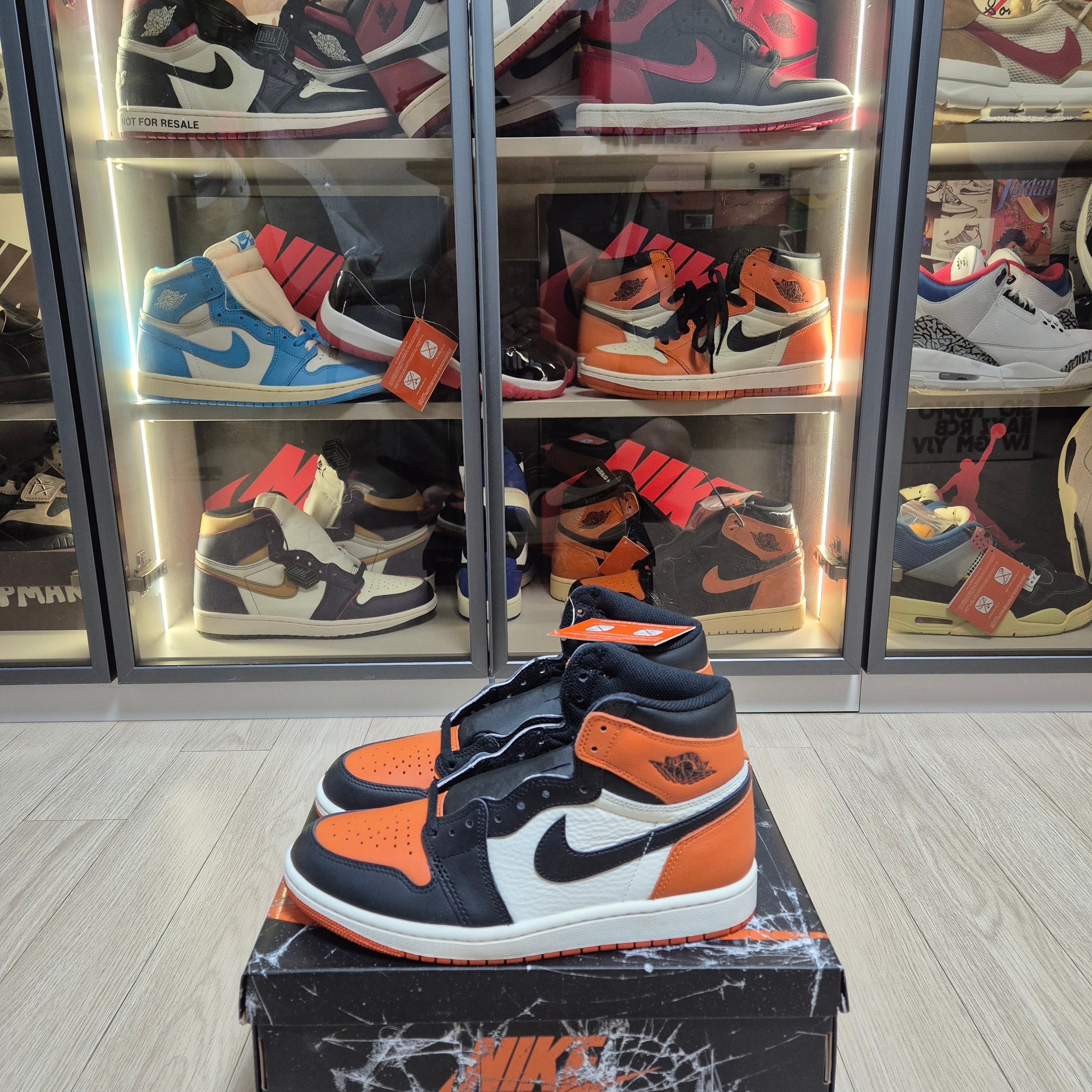 Jordan 1 Retro High OG Shattered Backboard, Jordan 1 Retro High OG Reverse Shattered Backboard 착용 스타일 - 7