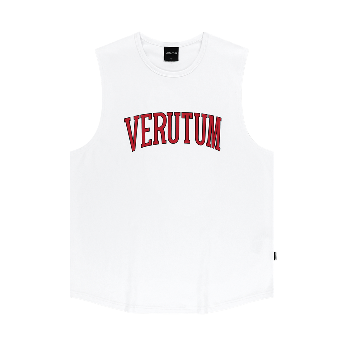 RTW-SL225/WH VERUTUM RTW-SL225 Big Arch Logo Sleeveless Men's White