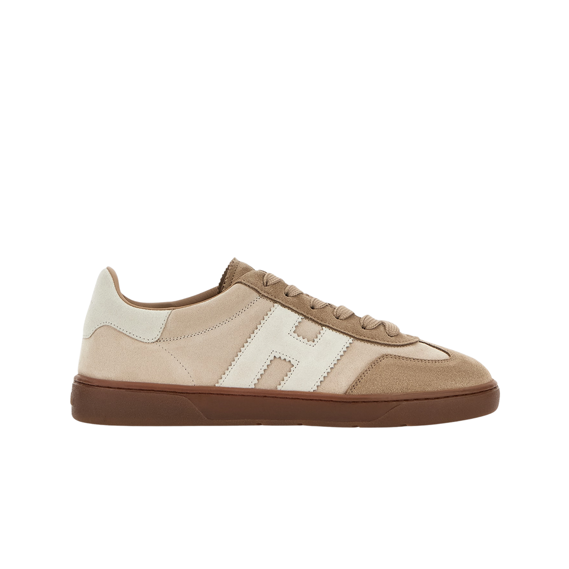 (W) 호간 쿨 스니커즈 베이지 브라운((W) Hogan Cool Sneakers Beige Brown) - 1