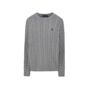 [30%적립] Polo Ralph Lauren Cable Knit Cotton Sweater Grey