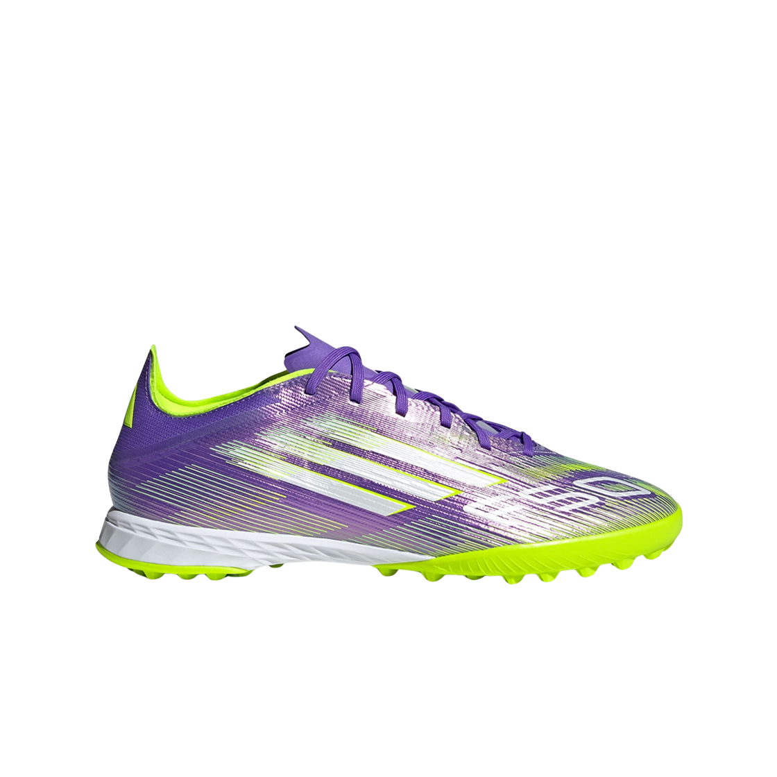 아디다스 F50 프로 TF 퍼플 러쉬 클라우드 화이트(Adidas F50 Pro TF Purple Rush Cloud White)