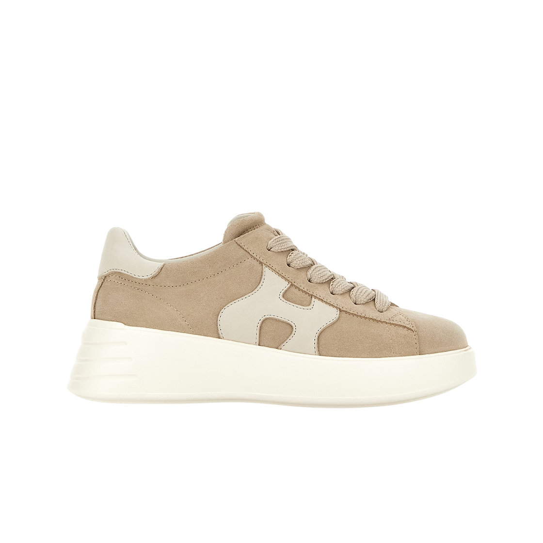 (W) 호간 레벨 스니커즈 베이지((W) Hogan Rebel Sneakers Beige)