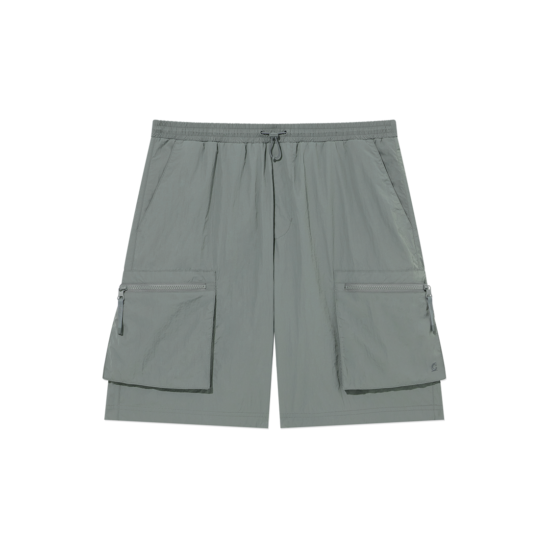 CO2502SO05SY Covernat Regular-Fit Tech Nylon Cargo Shorts Sage Gray