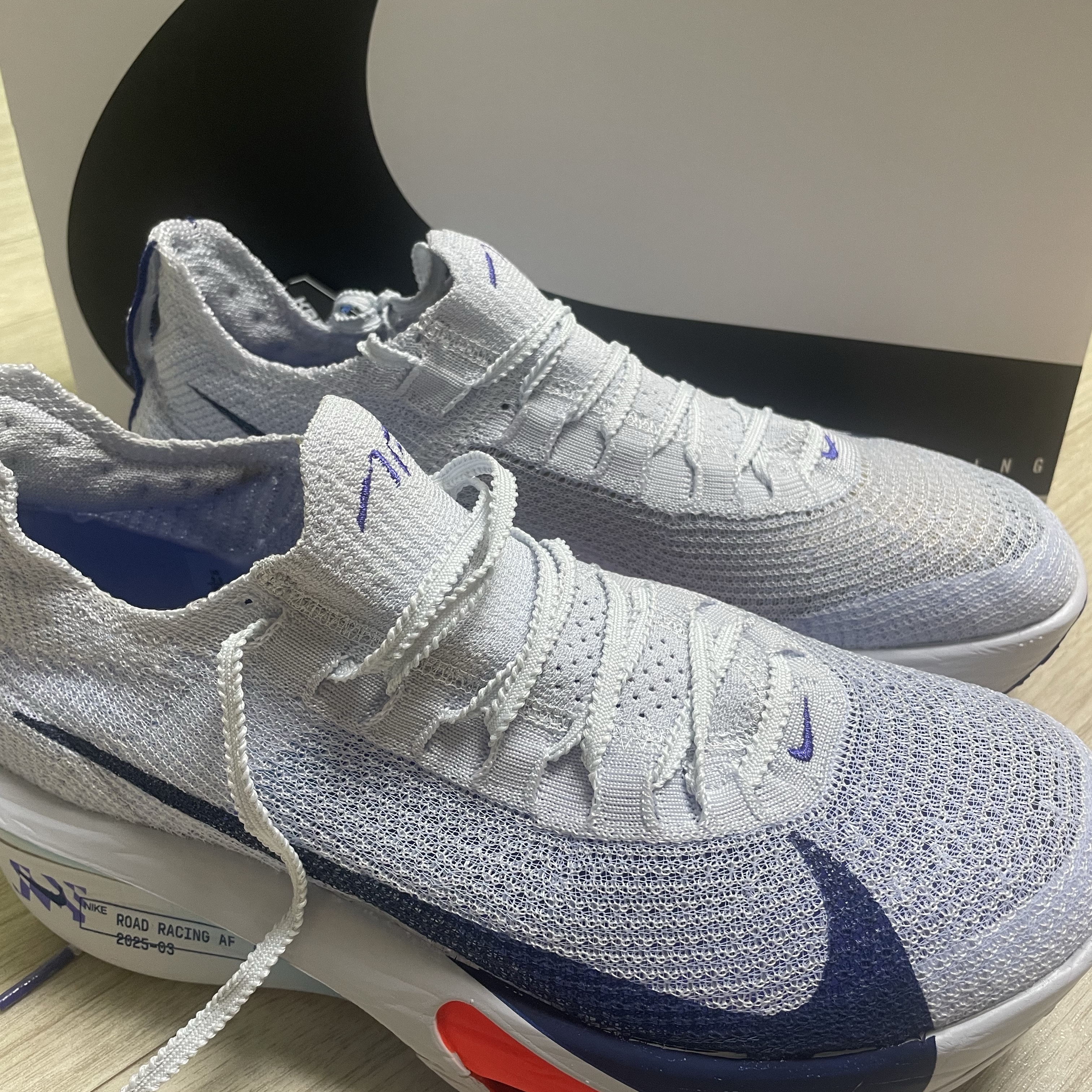 Nike Air Zoom Alphafly Next% 3 Football Grey Ghost 착용 스타일