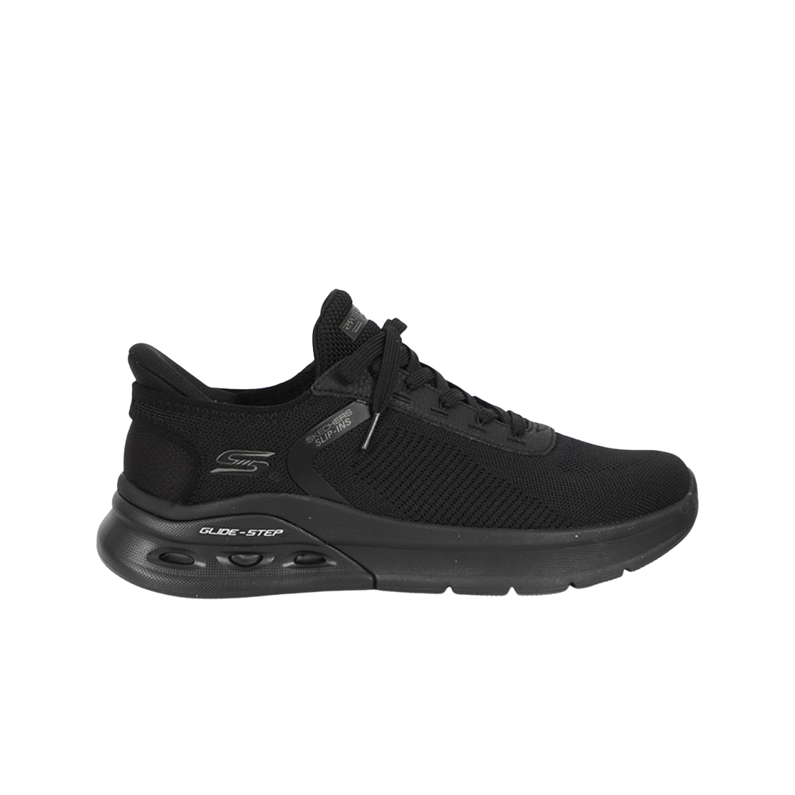 118317-BBK Skechers Bobs Arc Waves 2.0 Black