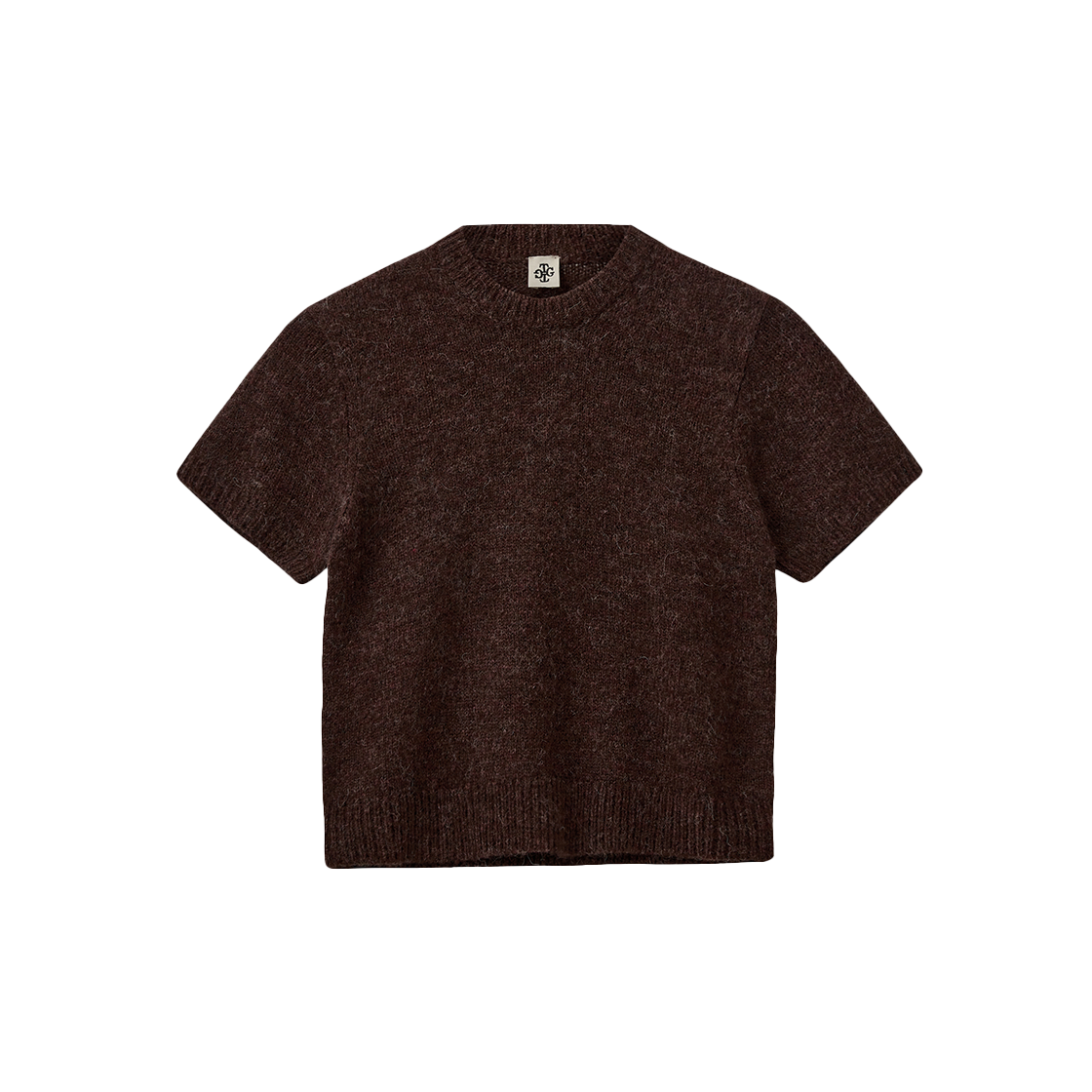 KW4DKNPTG21GY The Garment Women Verbier Mini Sweater Dark Brown - 24FW