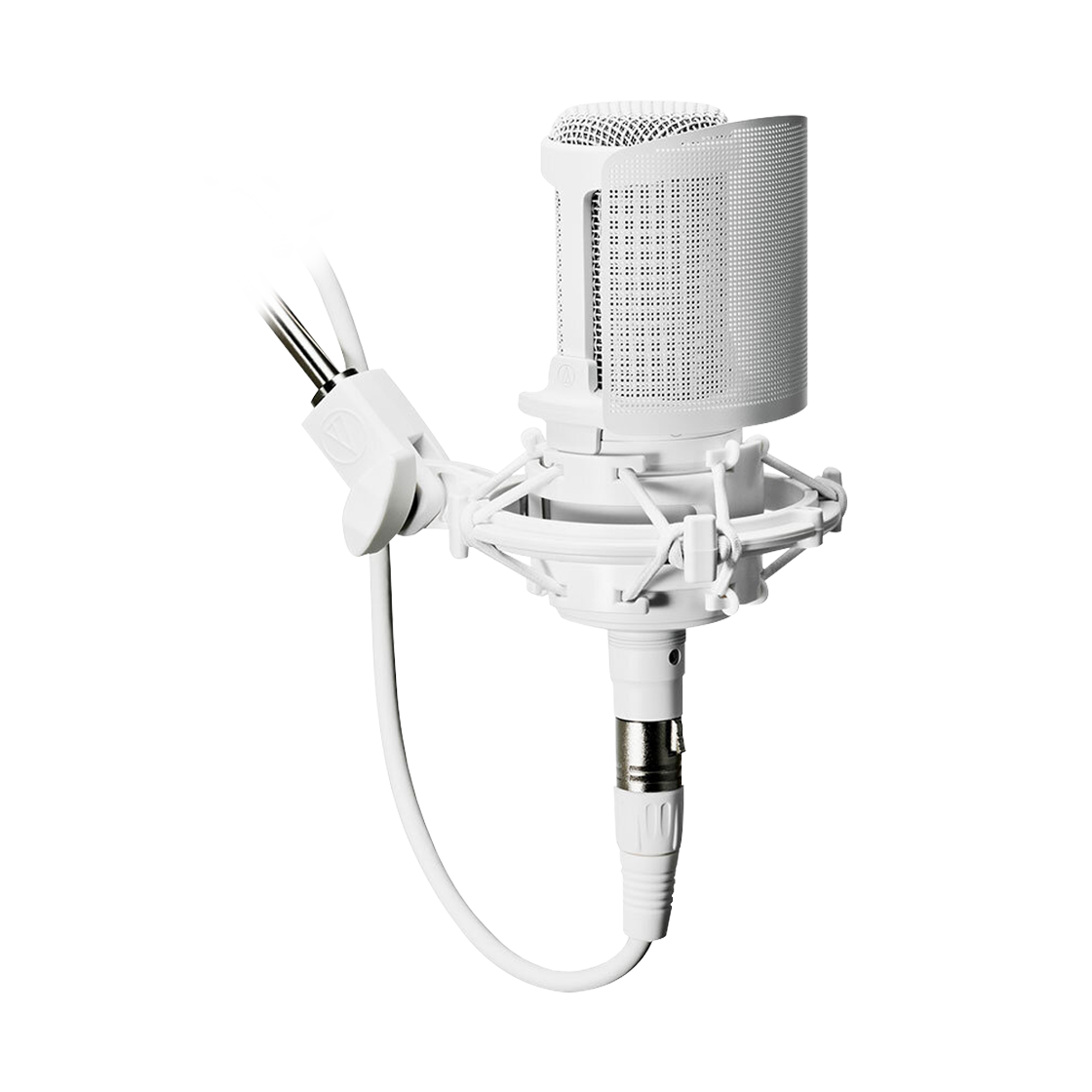 오디오테크니카 공식수입원 AT2020 CWH 단일 지향성 콘덴서 마이크(Audio-Technica AT2020CWH Cardioid Condenser Microphone)