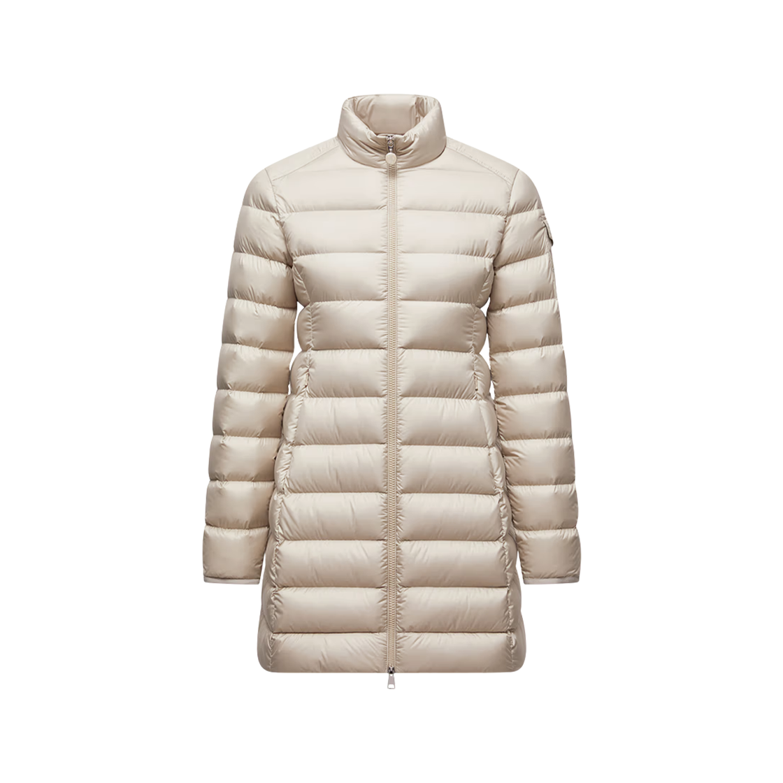(W) 몽클레르 이게세 미드 다운 자켓 라이트 베이지 - 25FW((W) Moncler Igesse Mid Down Jacket Light Beige - 25FW) - 1