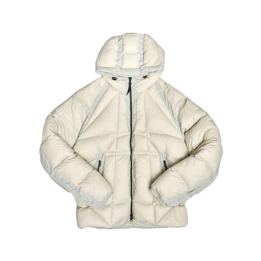 SB6JP14EC Schism Inducing Sheer Down Jacket Ecru