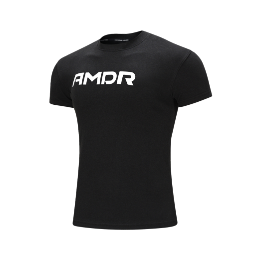 MTHMTSL02-BK Muscle Armed AMDR Muscle Fit T-Shirts Black