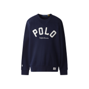 [30% 적립] Polo Ralph Lauren RL Fleece Logo Sweatshirt Cruise Navy - 24FW
