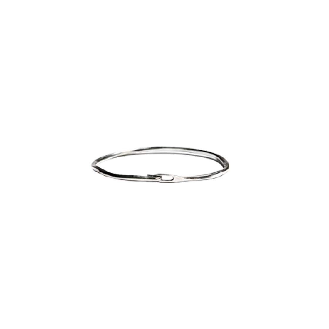 [10% 적립] 베르크슈타트 뮌헨 뱅글 후크 해머드 스털링 실버 - 24SS([10% 적립] Werkstatt:Munchen Bangle Hook Hammered Sterling Silver - 24SS) - 1