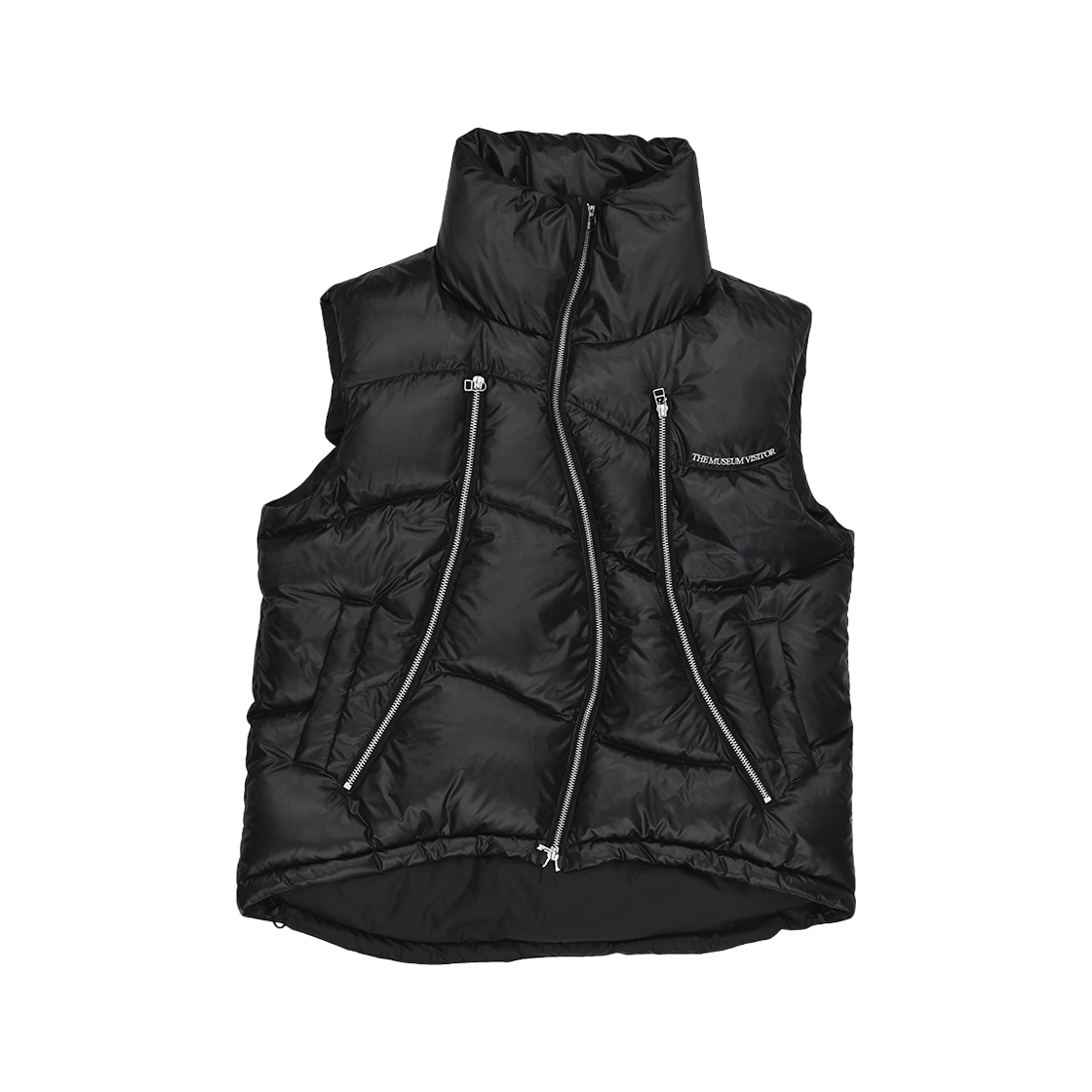 【THE MUSEUM VISITOR】HEART STITCHED PUFFER DOWN JACKET HEART STITCHED PUFFER DOWN JACKET (PINK) : THE MUSEUM VISITOR
