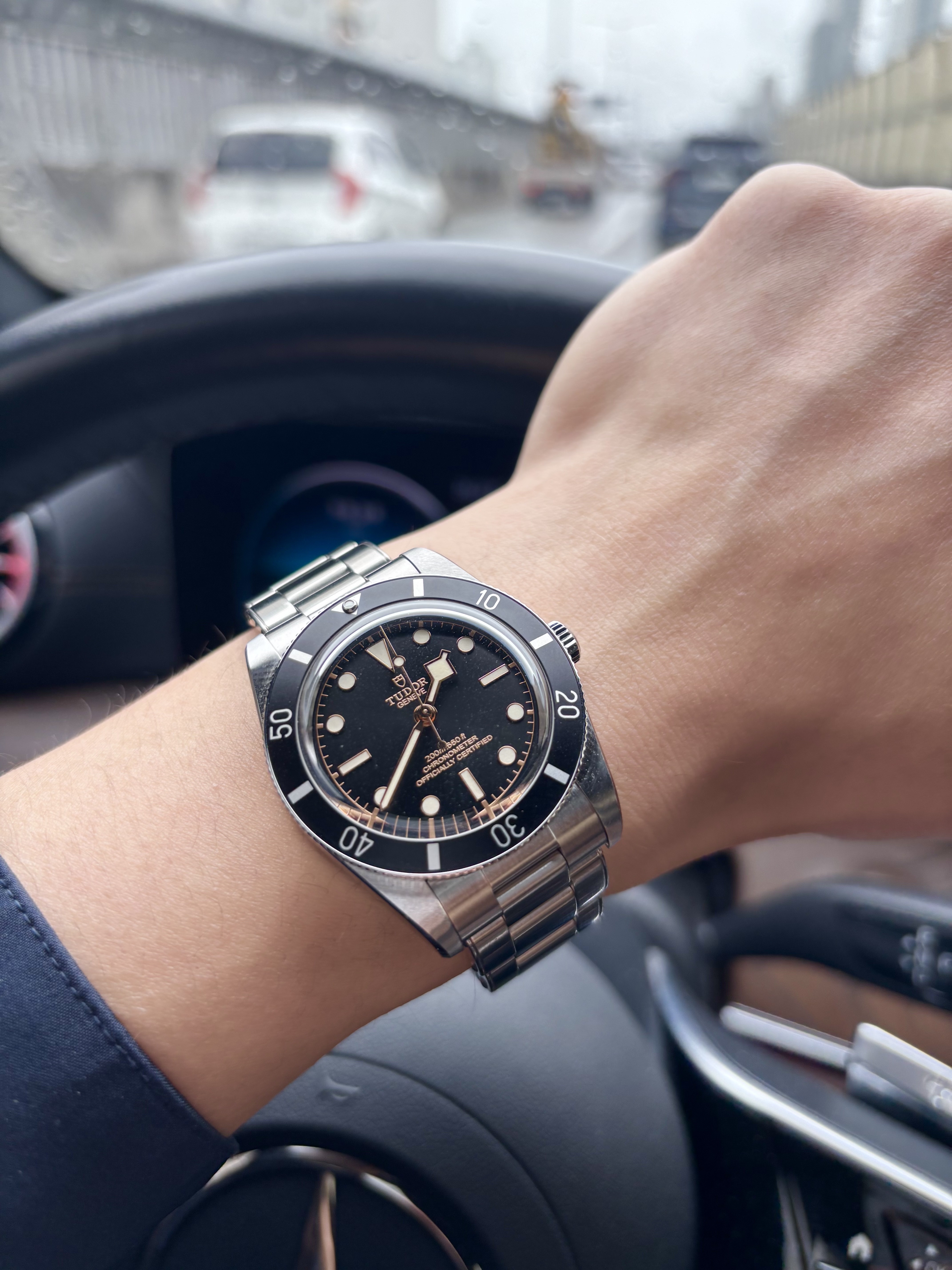Tudor Black Bay 54 MT5400 Steel Bracelet Black 착용 스타일
