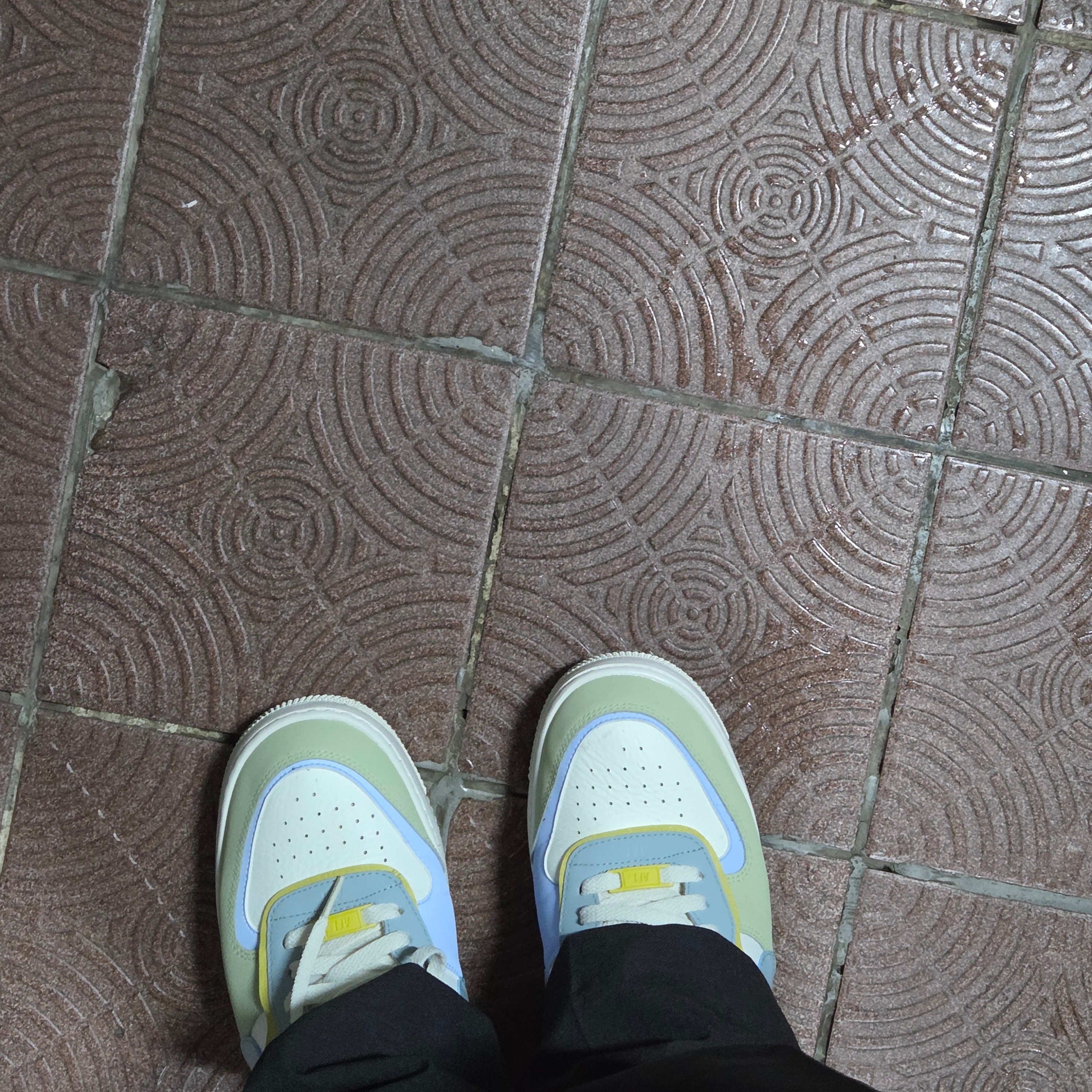 (W) Nike Air Force 1 Shadow Ocean Cube 착용 스타일